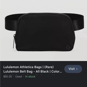 Lululemon Everywhere Belt Bag black